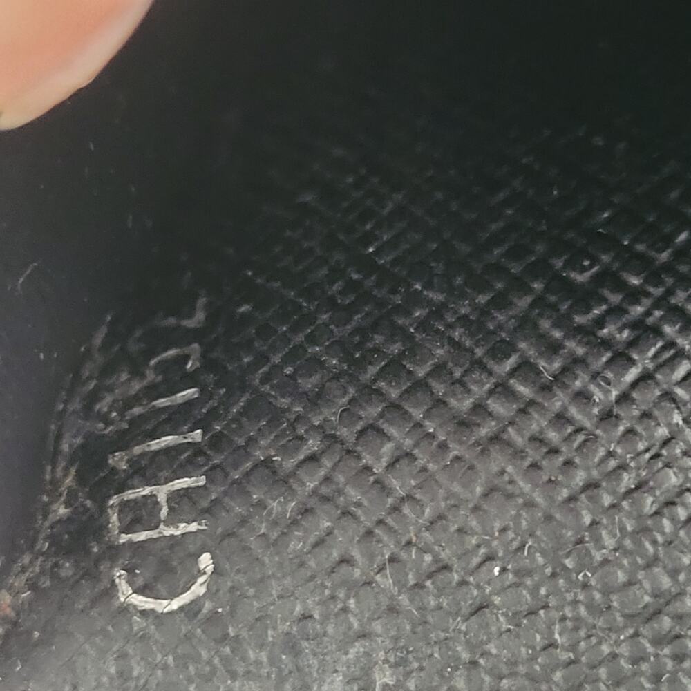 Vintage Louis Vuitton Damier Men's Authentic LV Graphite Bi-Fold Leather Wallet - Picture 5 of 13